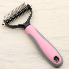 Pet Grooming Double-Sided Dematting Comb for Dogs