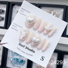 Handmade Wearable Nail Art Collection with Rhinestones