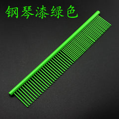 Stainless Steel Pet Grooming Comb in Various Colors