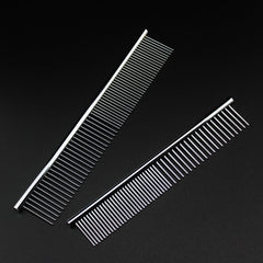 Stainless Steel Pet Grooming Comb in Various Colors