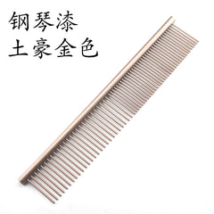 Stainless Steel Pet Grooming Comb in Various Colors