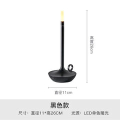 Modern Minimalist LED Vintage Candle Table Lamp