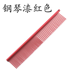 Stainless Steel Pet Grooming Comb in Various Colors