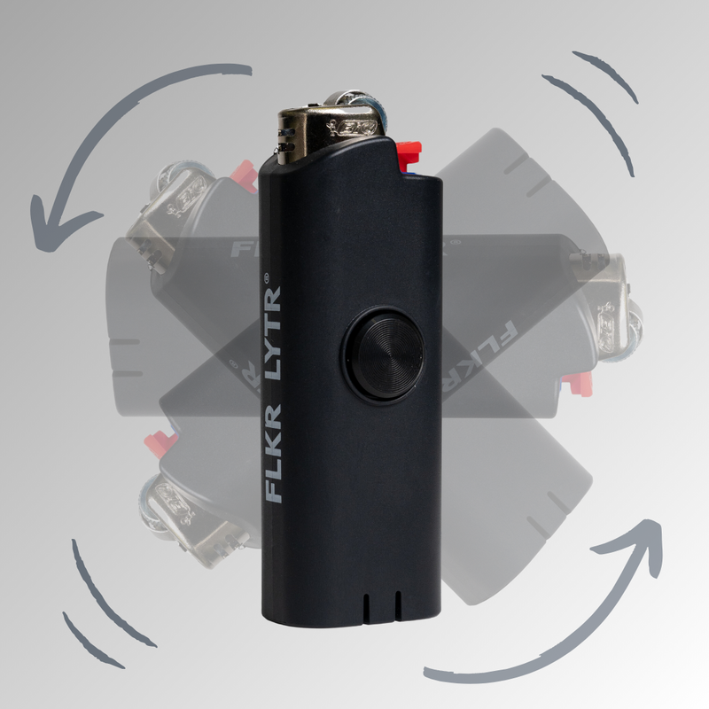 FLKR LYTR® 亚马逊 Prime 指尖陀螺打火机壳 亚马逊必备“DRK NYTE”适用于 Bic® 指尖陀螺打火机壳 | FLKR LYTR - $9.99