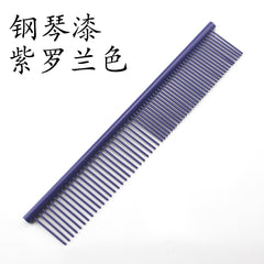 Stainless Steel Pet Grooming Comb in Various Colors