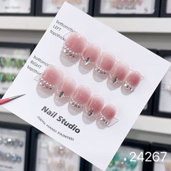 Handmade Wearable Nail Art Collection with Rhinestones