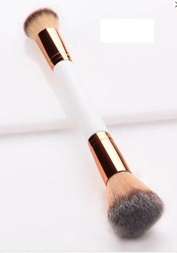 Dual-Head Makeup Brush - Platinum Powder Brush by GUJHUI