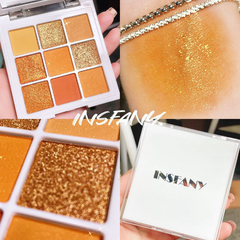 INSFANY 9 落日红棕高光眼影盘