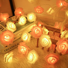 LED玫瑰花串灯