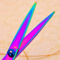 7-Inch Colorful Pet Grooming Scissors Set