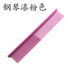 Stainless Steel Pet Grooming Comb in Various Colors