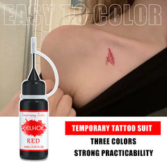 EELHOE Waterproof Temporary Juice Tattoo Set