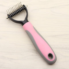 Pet Grooming Double-Sided Dematting Comb for Dogs