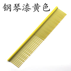 Stainless Steel Pet Grooming Comb in Various Colors