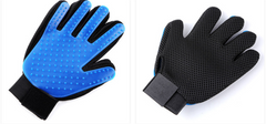 Pet Grooming Gloves for Cats and Dogs with Brush