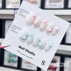 Handmade Wearable Nail Art Collection with Rhinestones